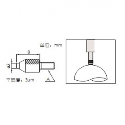 三丰Mitutoyo测针O120056外观迷你操作简便重庆成都西安武汉广州上海北京苏州